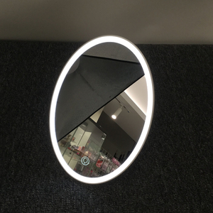 قوس بيضاوي LED مرآة بساطة LED مرآة ماكياج الغرور